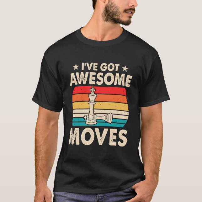 Camiseta Xadrez Para Jogadores de Xadrez (Frente)