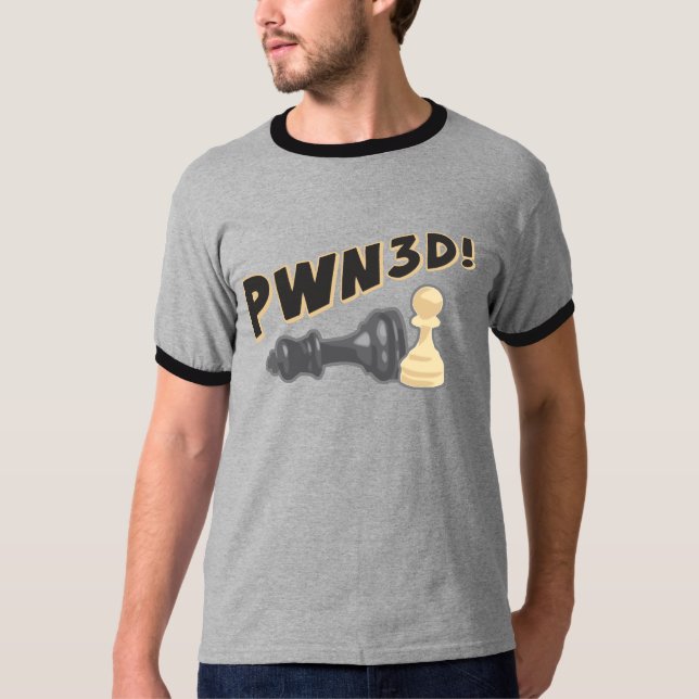 Camiseta Xadrez pwn3d (Frente)