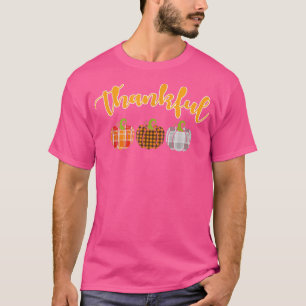 Camiseta Xadrez Queda Abóbora Mulheres Agradáveis, Ação De 