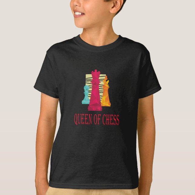 Camiseta Xadrez - Rainha Do Xadrez (Frente)