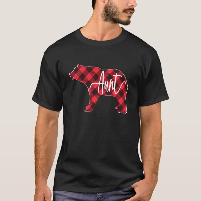 Camiseta Xadrez Red Buffalo Tia Urso Correspondente Cristo  (Frente)