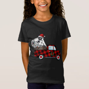 Camiseta Xadrez Red Truck Controller Video Game Pa Natal