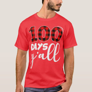 Camiseta Xadrez Vermelha 100 Dias Yx27Todos Engraçados 100º