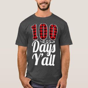 Camiseta Xadrez Vermelha 100 Dias Yx27Todos Engraçados 100º