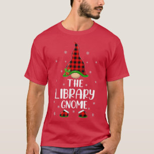 Camiseta Xadrez Vermelha Buffalo Correspondente À Bibliotec