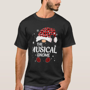 Camiseta Xadrez Vermelha Buffalo Correspondente Ao Gnomo Mu