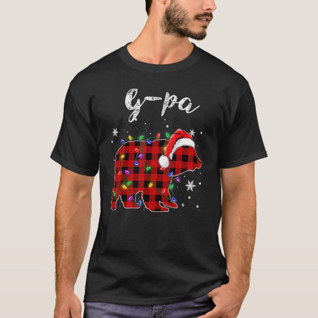 Camiseta Xadrez Vermelha G Pa Urso Buffalo Correspondente F (Frente)