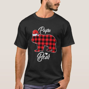 Camiseta Xadrez Vermelha Papá Urso Correspondente à Família