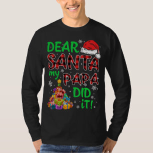 Camiseta Xadrez Vermelha Papai Noel Natal Caros Papais noei