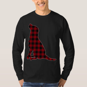 Camiseta Xadrez Vermelha Preta Lab Preto Figurando com a Fa