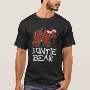 Camiseta Xadrez Vermelha Tia Urso Buffalo Cristo Pajama