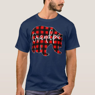 Camiseta Xadrez Vermelha  Vovô Urso Correspondente Cristo F