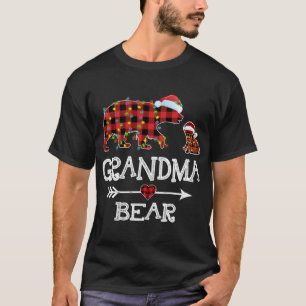 Camiseta Xadrez Vermelha Xmas Matando Família Natal Vovó B