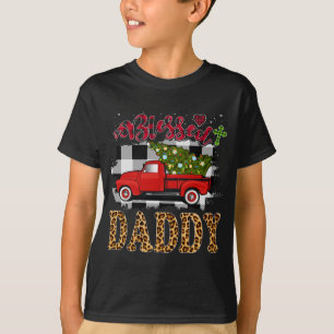 Camiseta Xadrez Vermelho Pai Bons - de Caminhão Xmas - Chr