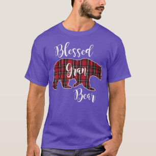 Camiseta Xadrez Vermelho Tartan, Bênção, Gift 96