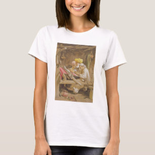 Camiseta Xailes da caxemira: Tecelagem, 1863 (chromolitho)