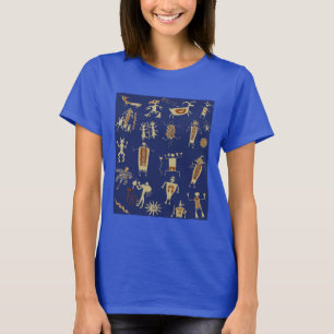 Camiseta Xamã de Arte Rupestre do Sudoeste