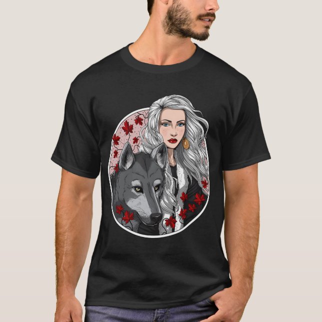 Camiseta Xamã Lobo (Frente)