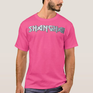 Camiseta Xangai de metal pesado
