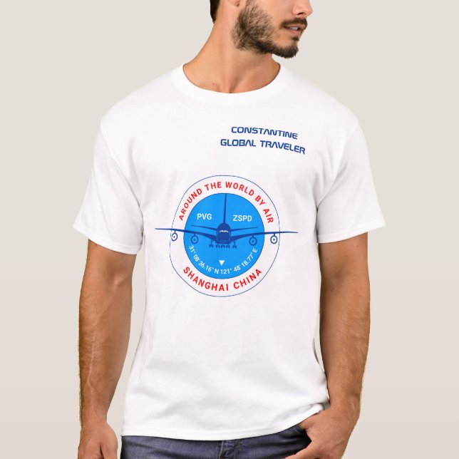 Camiseta Xangai, na moda da China (Frente)