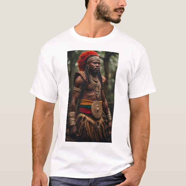 Camiseta Xangô (Shango) - Deus do Trovão e da Justiça (Frente)