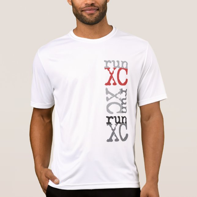 Camiseta XC funcionado - corredor do país transversal (Frente)
