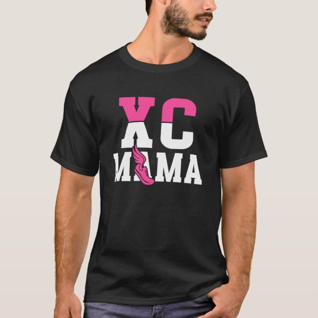 Camiseta XC Mama Cross Country Mom Of A Cross Country Runne (Frente)