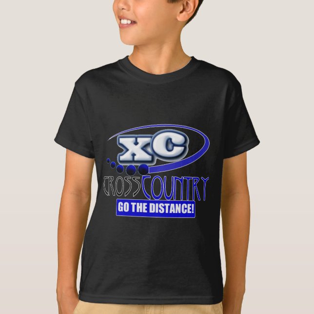 CAMISETA XC O PAÍS TRANSVERSAL VAI À DISTÂNCIA! (Frente)