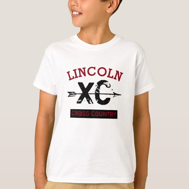Camiseta XC-seta de Lincoln (Frente)