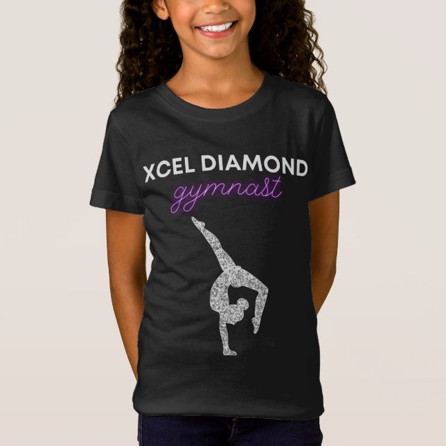 Camiseta Xcel Diamond Ginástica  (Frente)