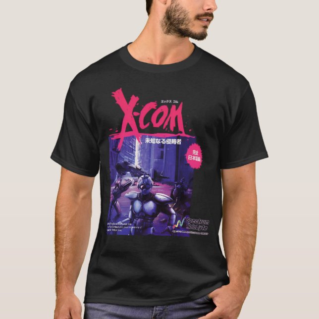 Camiseta Xcom Ufo Defense Japonês Ver. (Frente)