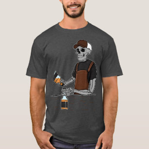 Camiseta Xeleton Mixologista Homem Cocktail Bar