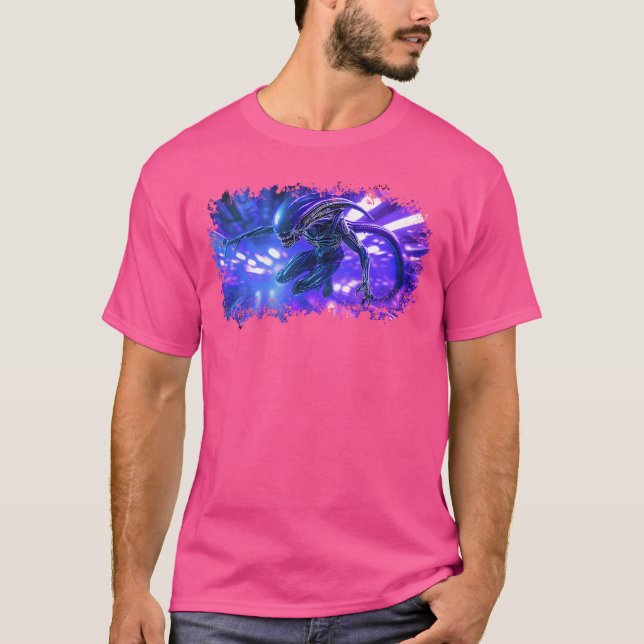 Camiseta Xenomorph Lights (Frente)
