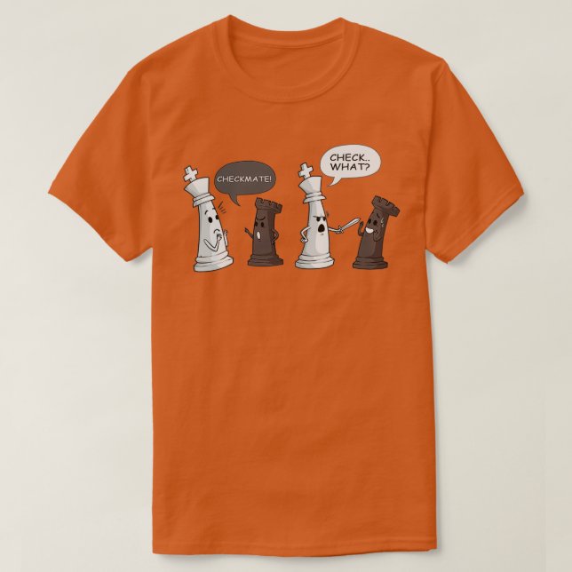 Camiseta Xeque-mate Chess Castle Pezes King 1 (Frente do Design)