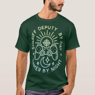 Camiseta Xerife Adjunto Por Jogador De Dia Pela Noite Desap