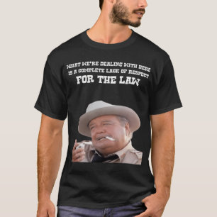 Camiseta xerife Buford T Justice Smokey e o bandido