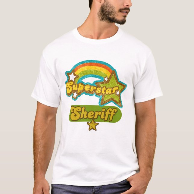 Camiseta Xerife da estrela mundial (Frente)