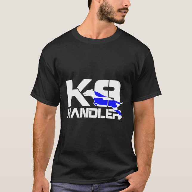 Camiseta Xerife da Polícia Manipuladora do K-9 (Frente)