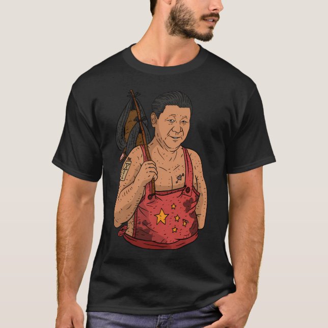 Camiseta Xi Jinping Do Líder Chinês Cozinhar Bats Up. A C (Frente)