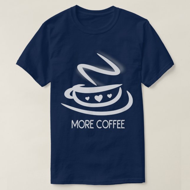 Camiseta Xícara de café (Frente do Design)