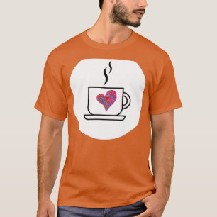 Camiseta Xícara de café design