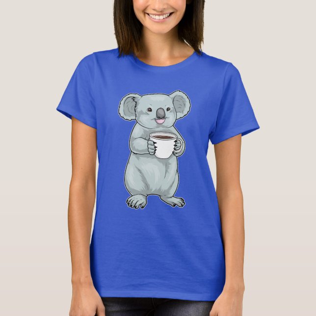 Camiseta Xícara de Café Koala (Frente)