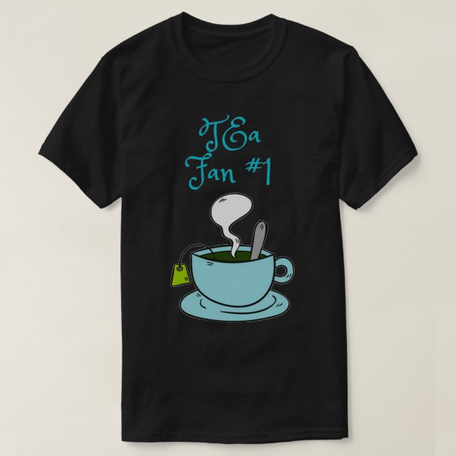 Camiseta Xícara de chá design para amantes de chá (Frente do Design)