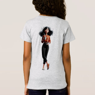 Camiseta "Xícara quente, coração quente, novo começo."