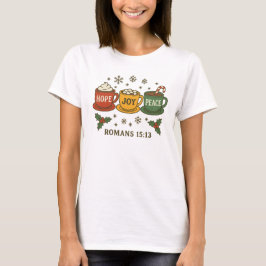 Camiseta Xícaras de Cacau de Natal