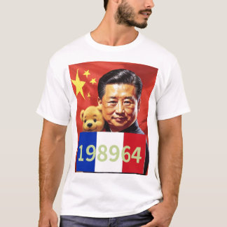 CAMISETA XIJINPING WINNIE POOH CHINA CCP 198964 FRANCE FLAG