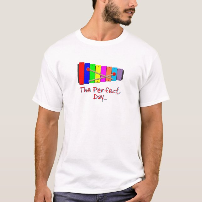 Camiseta Xilofone de Dia Perfeito (Frente)