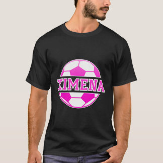Camiseta Ximena Name Girls Soccer Play Futebol Sports Fan