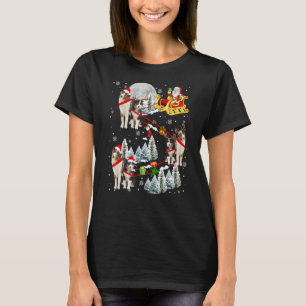 Camiseta Xmas Australiano Shepherd Sledge Christmas Sledge 