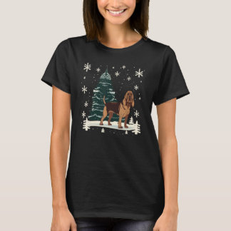 Camiseta Xmas Bloodhound Papais noeis no Sangue de Natal